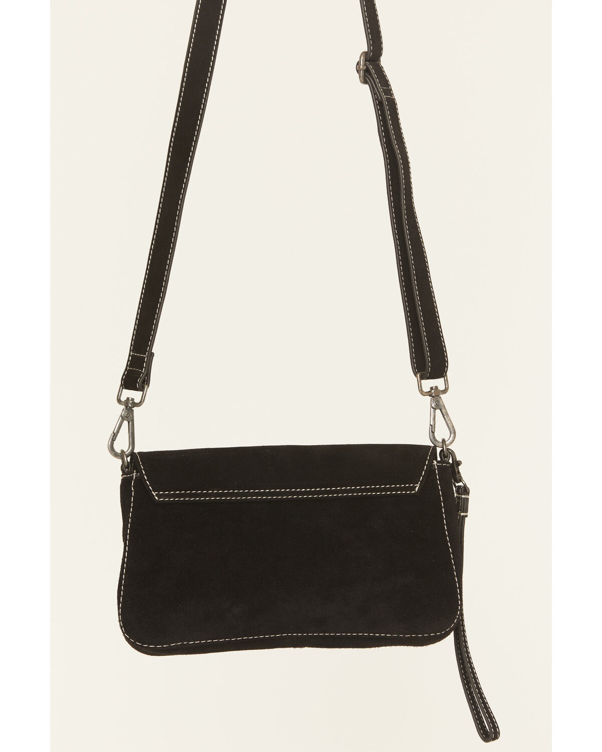 Image #2 - Idyllwind Women's Louanne Suede Western Crossbody Bag, Black, hi-res
