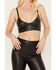 Image #3 - Any Old Iron Women's Studded Leather Bralette, Black, hi-res