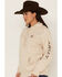 Image #2 - Ariat Women's Boot Barn Exclusive Embroidered Logo Hoodie, Tan, hi-res