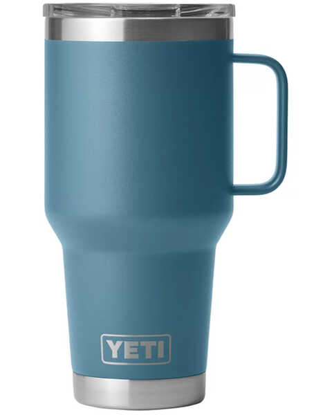 Yeti Rambler 30 oz Stronghold Lid Travel Mug - Nordic Blue, Blue, hi-res