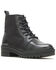 Image #1 - Harley Davidson Women's Valene Canvas 5" Lace-Up Moto Boots - Round Toe, Black, hi-res
