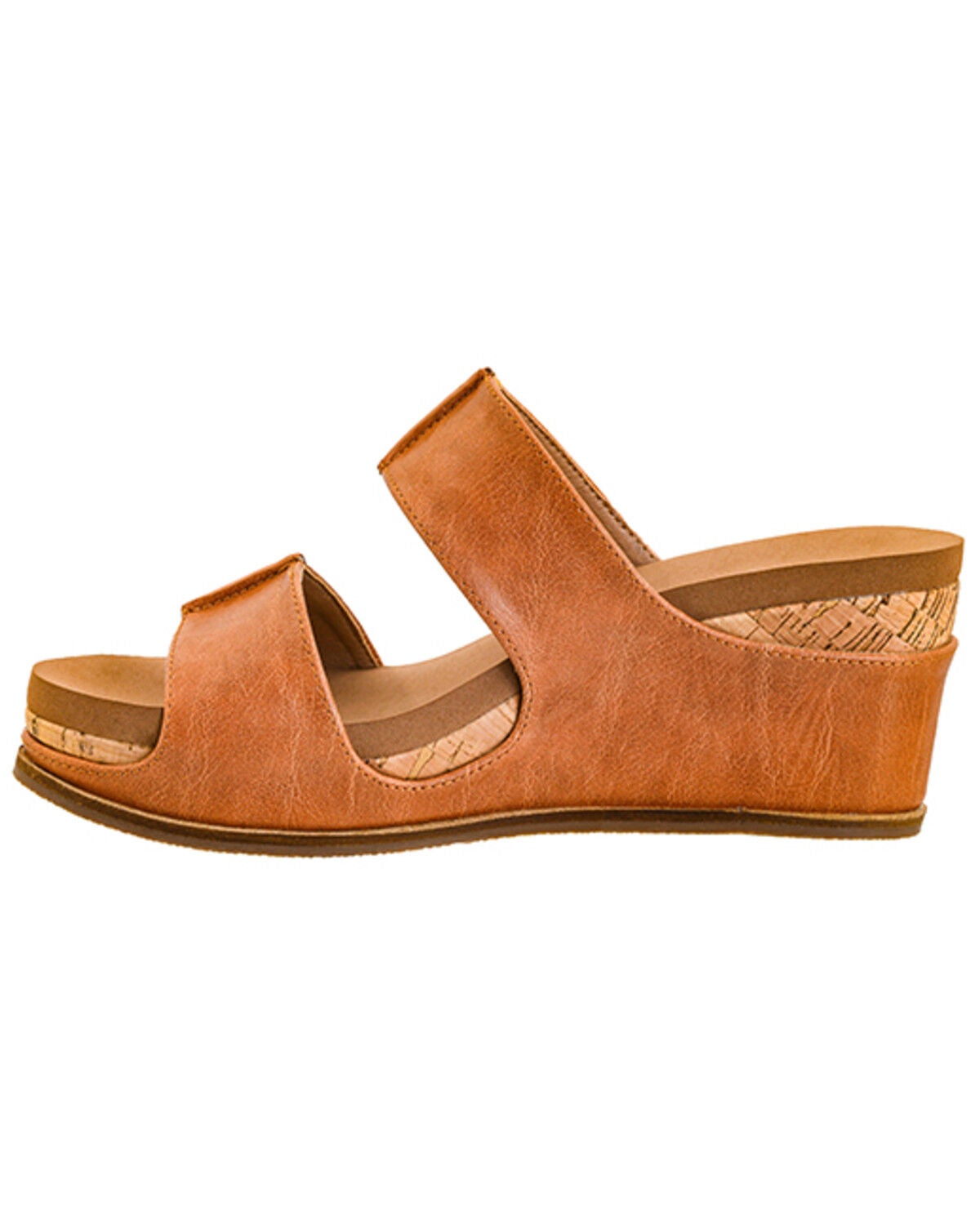 Image #3 - Corkys Women's Table for Two Wedge Sandals, Cognac, hi-res