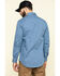 Rock & Roll Denim Men's FR Printed Medallion Twill Long Sleeve Work Shirt , Blue, hi-res