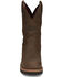 Image #4 - Justin Men's Carbide Waterproof Work Boots - Steel Toe, Brown, hi-res