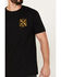 Image #2 - Howitzer Men's Skeleton Tread Short Sleeve Graphic T-Shirt, Black, hi-res