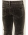 Image #3 - Rock & Roll Denim Girls' Corduroy Flare Jeans, Charcoal, hi-res