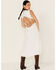 Image #5 - Maia Bergman Women's Kali Butterfly Lace Midi Dress, White, hi-res