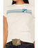 Image #3 - RANK 45® Women's Stripe Logo Graphic Tee, Ivory, hi-res