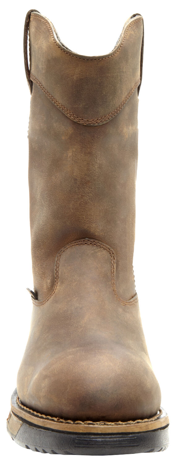 Image #4 - Rocky Men's Waterproof Wellington Work Boots - Round Toe, , hi-res