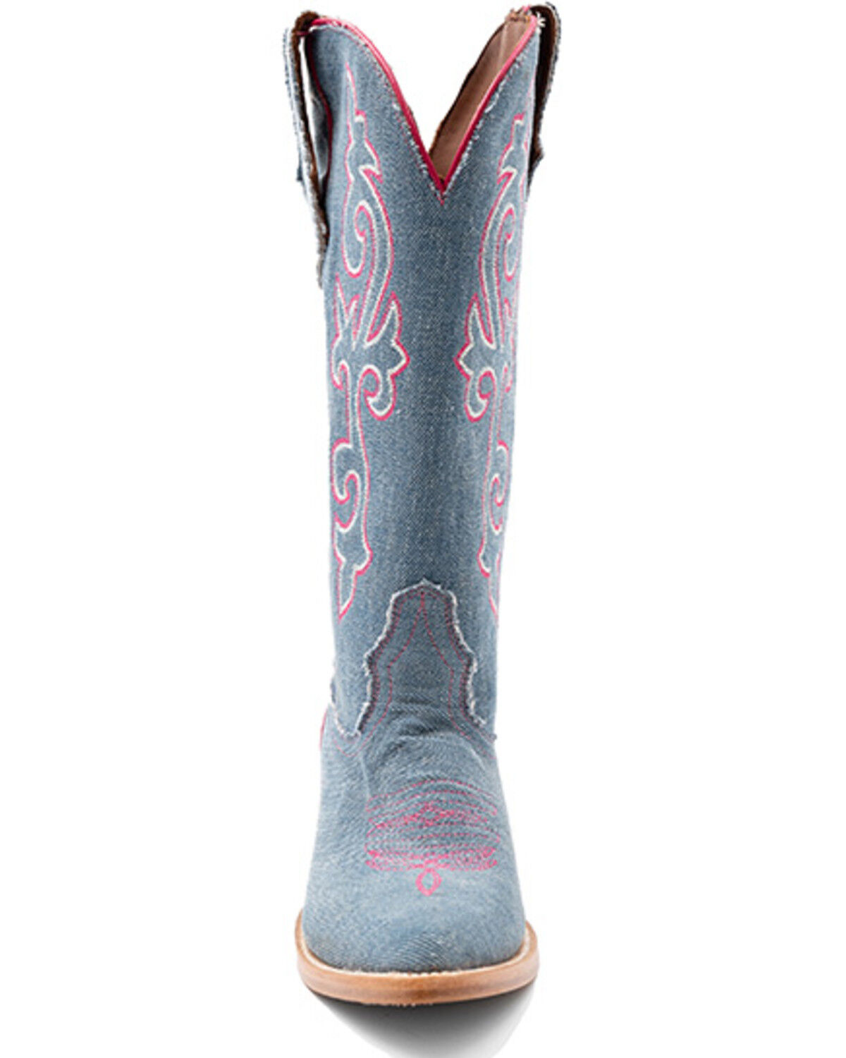 Image #4 - Ferrini Women's Billie Jean Western Boots - Round Toe, Medium Blue, hi-res