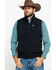 Image #1 - Ariat Men's Logo 2.0 Softshell Zip-Up Vest, Black, hi-res