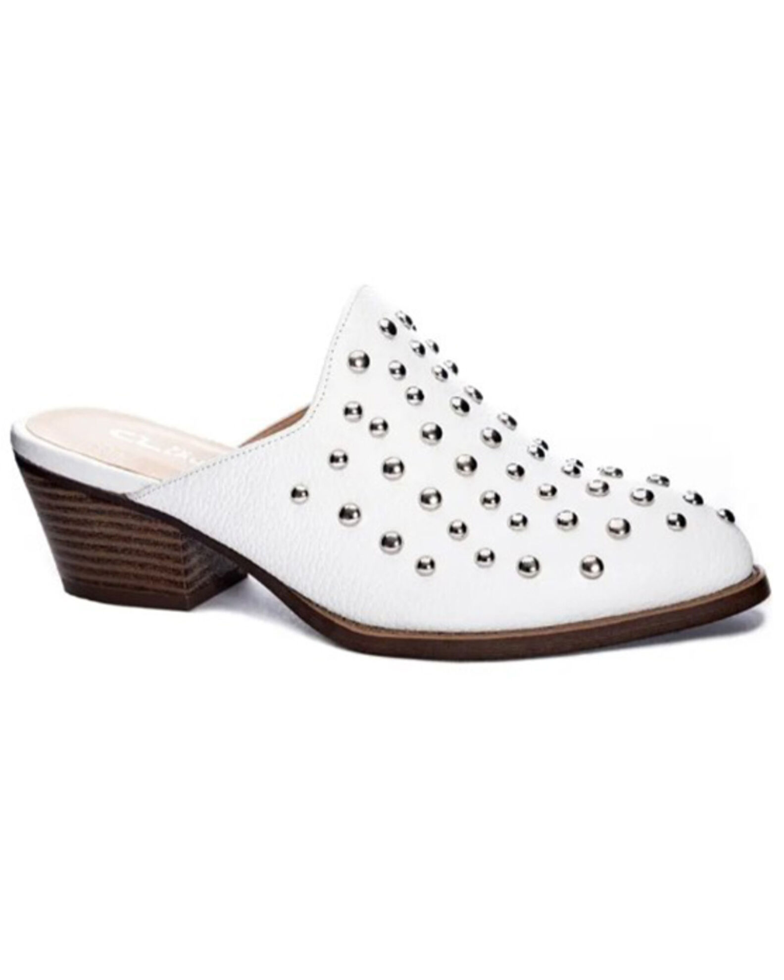 Chinese laundry clearance white mules