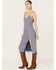 Image #2 - Beyond The Radar Women's Paisley Print Slip Dress, Blue, hi-res