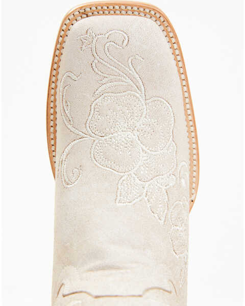 Image #6 - Shyanne Women's Lasy Western Boots - Broad Square Toe, White, hi-res