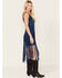 Image #4 - Idyllwind Women's Country Mannor Faux Suede Fringe Dress, Navy, hi-res