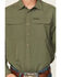 Image #3 - Cinch Men's Solid Long Sleeve Button-Down Performance Stretch Western Shirt, Green, hi-res
