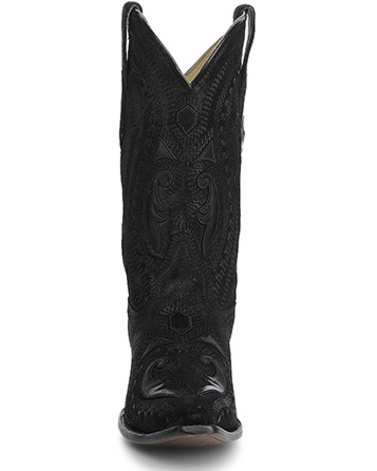 Image #3 - Corral Men's Embroidered Western Boots - Snip Toe, Black, hi-res