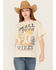 Image #1 - Cleo + Wolf Women's Oversized Short Sleeve Graphic Tee, Sand, hi-res