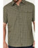 Image #3 - Brothers and Sons Men's Plaid Print Performance Short Sleeve Button Down Western Shirt, Sage, hi-res