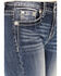 Image #4 - Miss Me Women's Dark Wash Mid Rise Stretch Bootcut Jeans, Dark Wash, hi-res