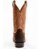 Image #5 - Lucchese Men's Gordon Western Boots - Broad Square Toe, Chocolate, hi-res