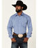 Image #1 - Rough Stock By Panhandle Men's Dobby Long Sleeve Snap Western Shirt, , hi-res