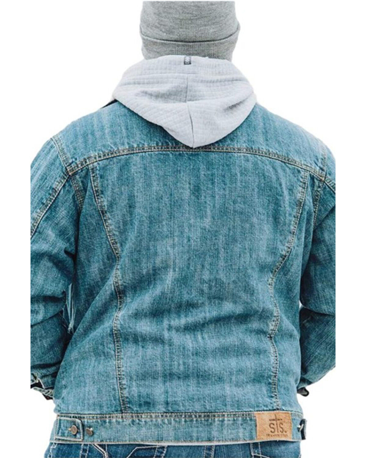Image #2 - STS Ranchwear By Carroll Men's Riggins Classic Denim Jacket, , hi-res