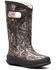 Image #1 - Bogs Boys' Plush Rain Boots - Round Toe, Grey, hi-res