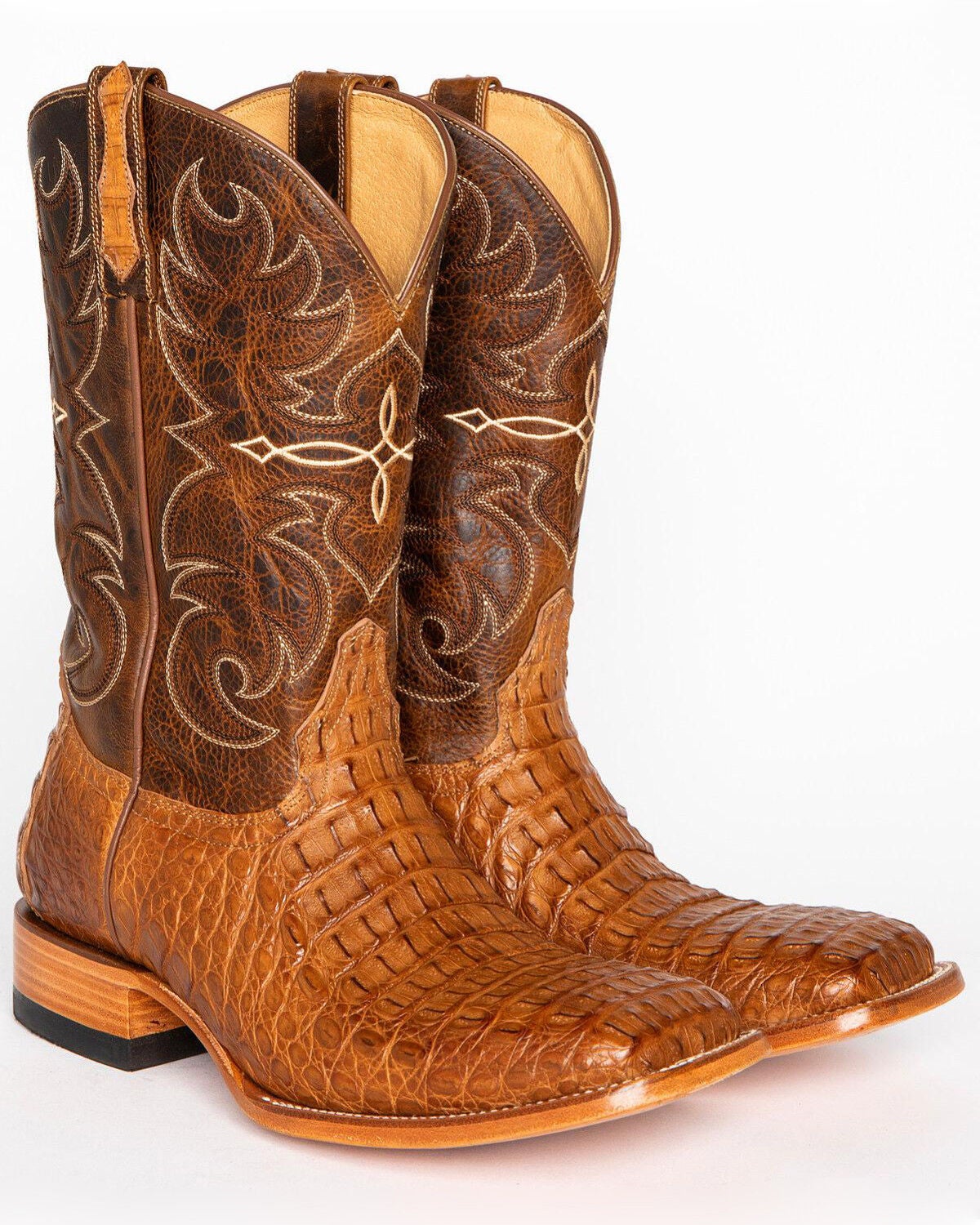 real caiman boots