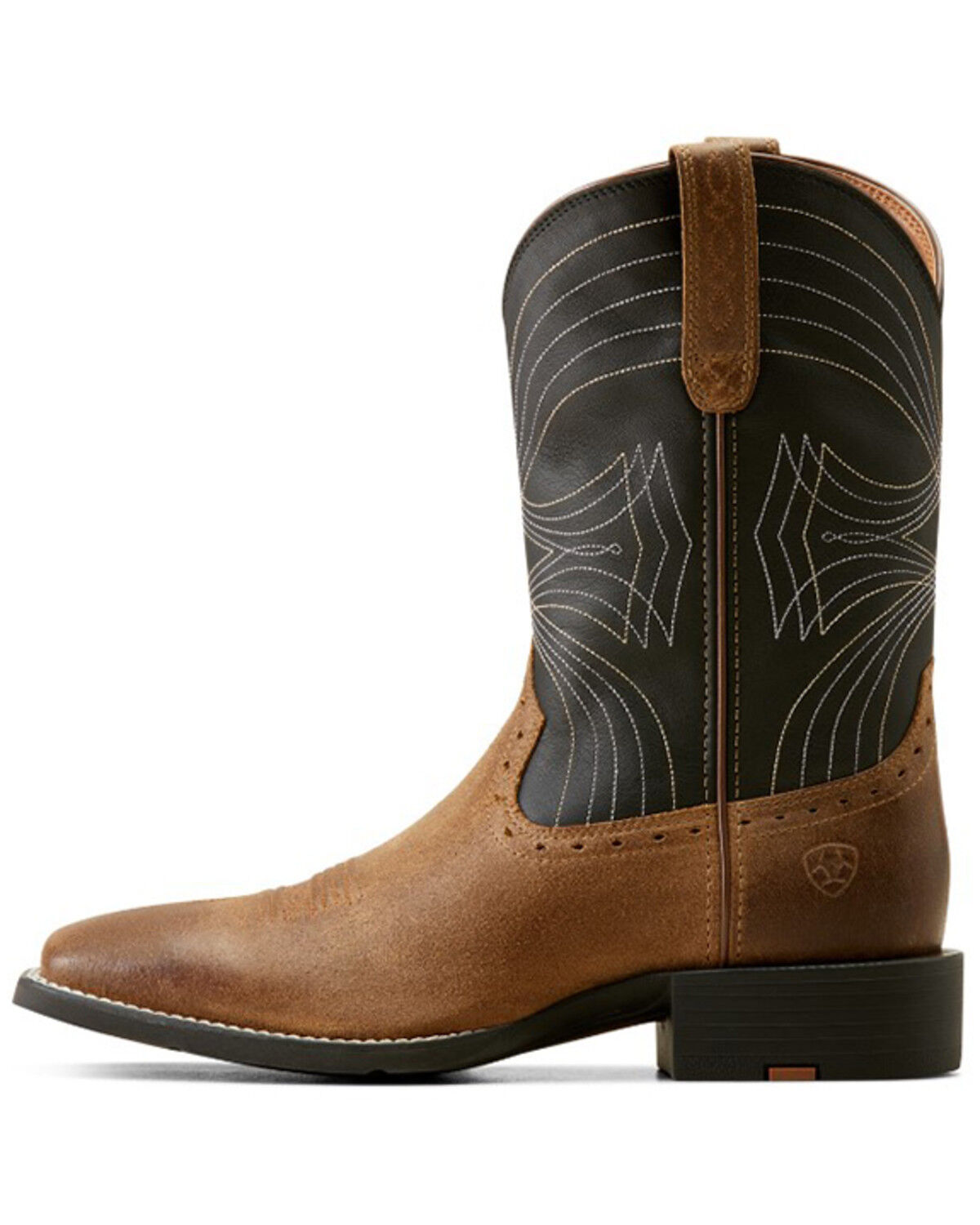 Image #5 - Ariat Men's Sport Western Boots - Broad Square Toe, Brown, hi-res