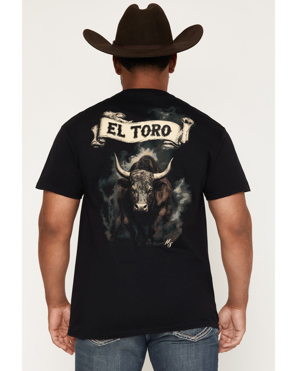 Image #1 - Moonshine  Spirit&reg;&nbsp;Men's El Toro Short Sleeve Graphic T-Shirt, Black, hi-res