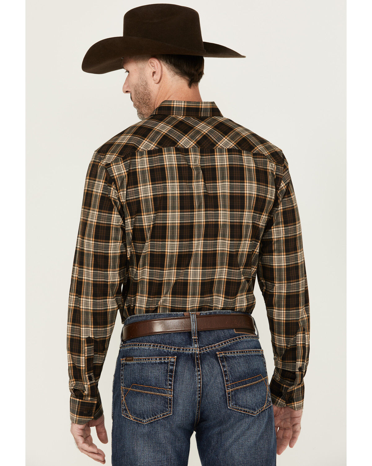Image #4 - Kimes Ranch Men's Aldrich Plaid Print Long Sleeve Button-Down Performance Stretch Western Shirt, , hi-res