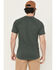Image #4 - Carhartt Men's Force Relaxed Midweight Logo Pocket Short Sleeve Work T-Shirt, Forest Green, hi-res