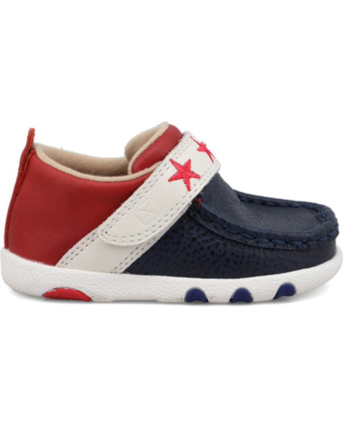 Image #2 - Twisted X Toddler Boys' Patriotic Driving Mocs, Multi, hi-res