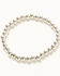 Image #5 - Shyanne Women's Western Cuff Mixed Media Bracelet Set - 4 Piece, Silver, hi-res
