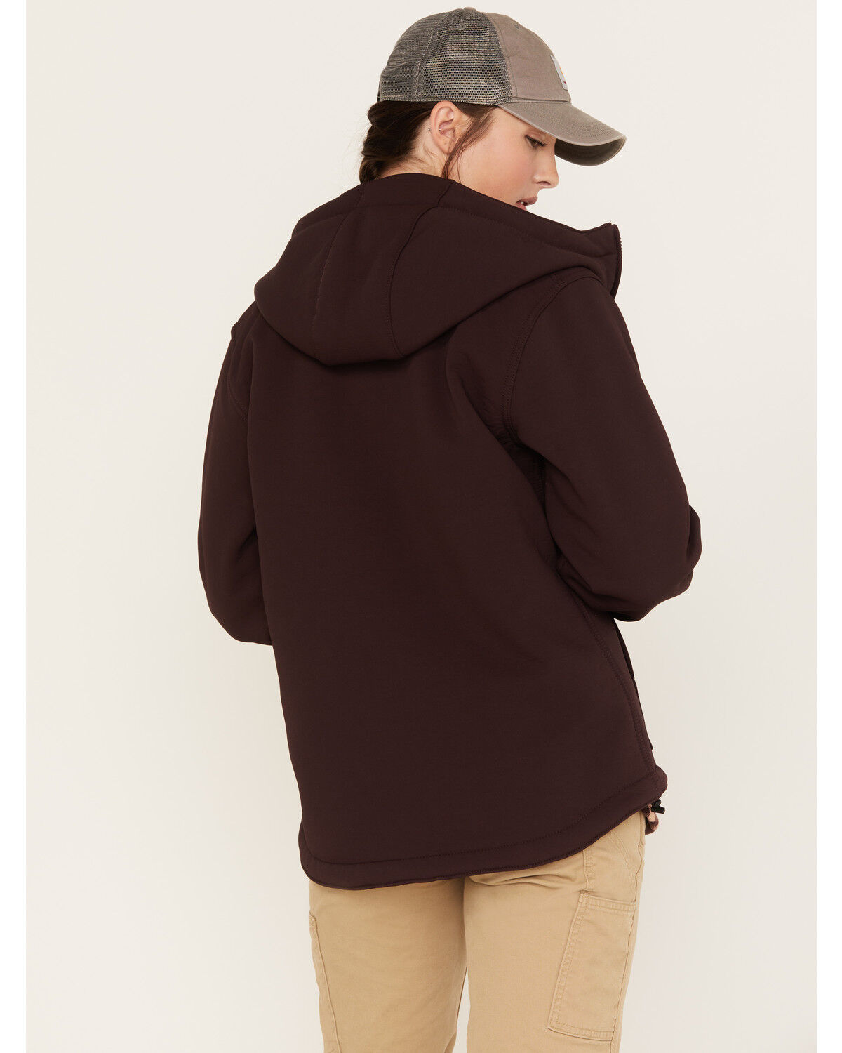 Image #4 - Carhartt Women's Super Dux™ Relaxed Fit Sherpa-Lined Active Jacket, Purple, hi-res