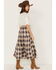 Image #5 - Cleo + Wolf Women's Plaid Print Button Front Midi Skirt, Blush, hi-res