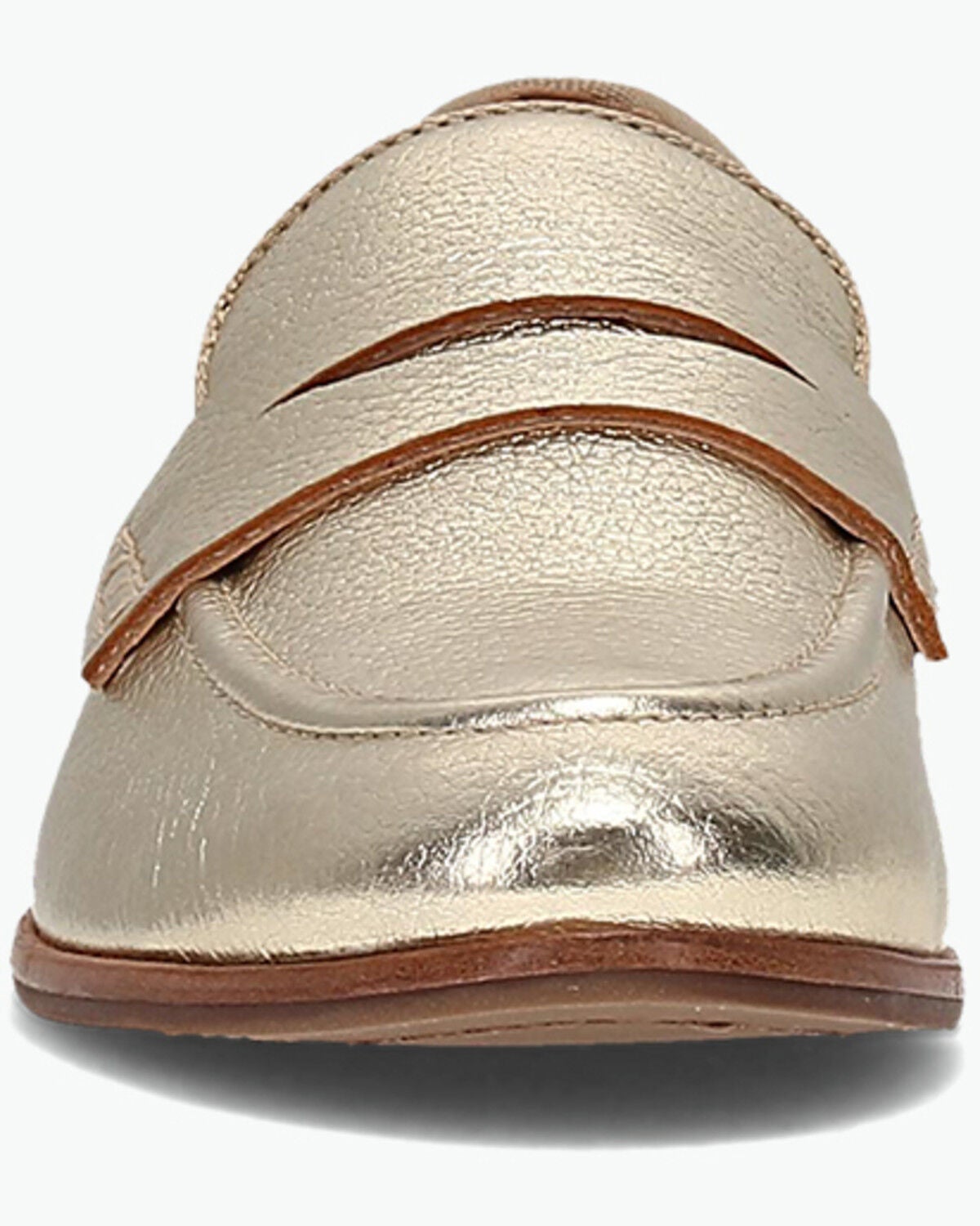 Image #4 - Frye Women's Faith Loafers, Gold, hi-res