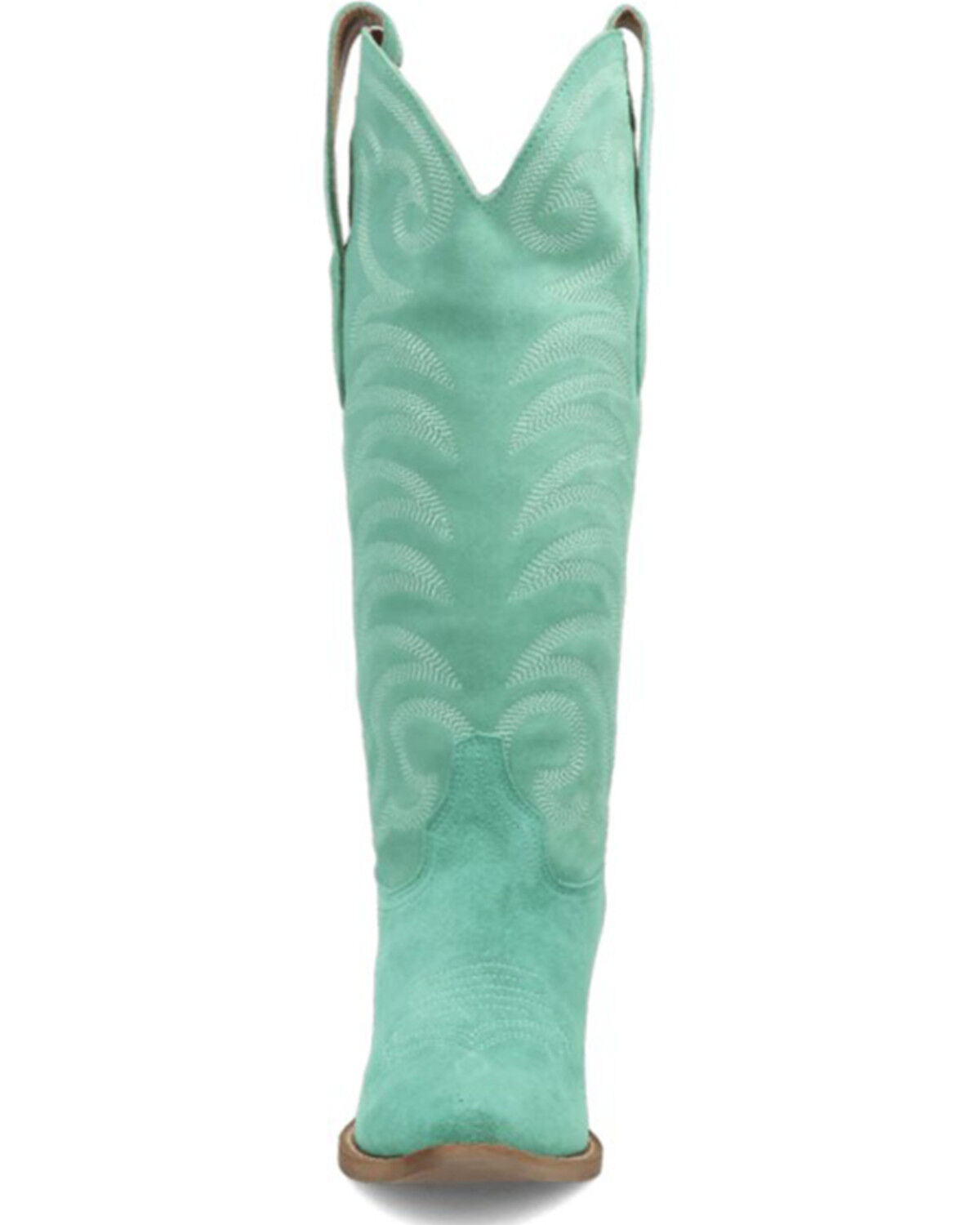 Image #4 - Dingo Women's Movin On Tall Western Boots - Round Toe, Green, hi-res