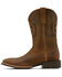 Image #2 - Ariat Men's Sport Freedom Distressed Western Boots - Broad Square Toe, Brown, hi-res