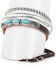 Image #1 - Cowgirl Confetti Women's Rolling Stone Cuff Bracelet Set - 3 Piece, Silver, hi-res