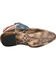 Image #8 - Roper Women's Americana Patriotic Boots - Snip Toe, Brown, hi-res