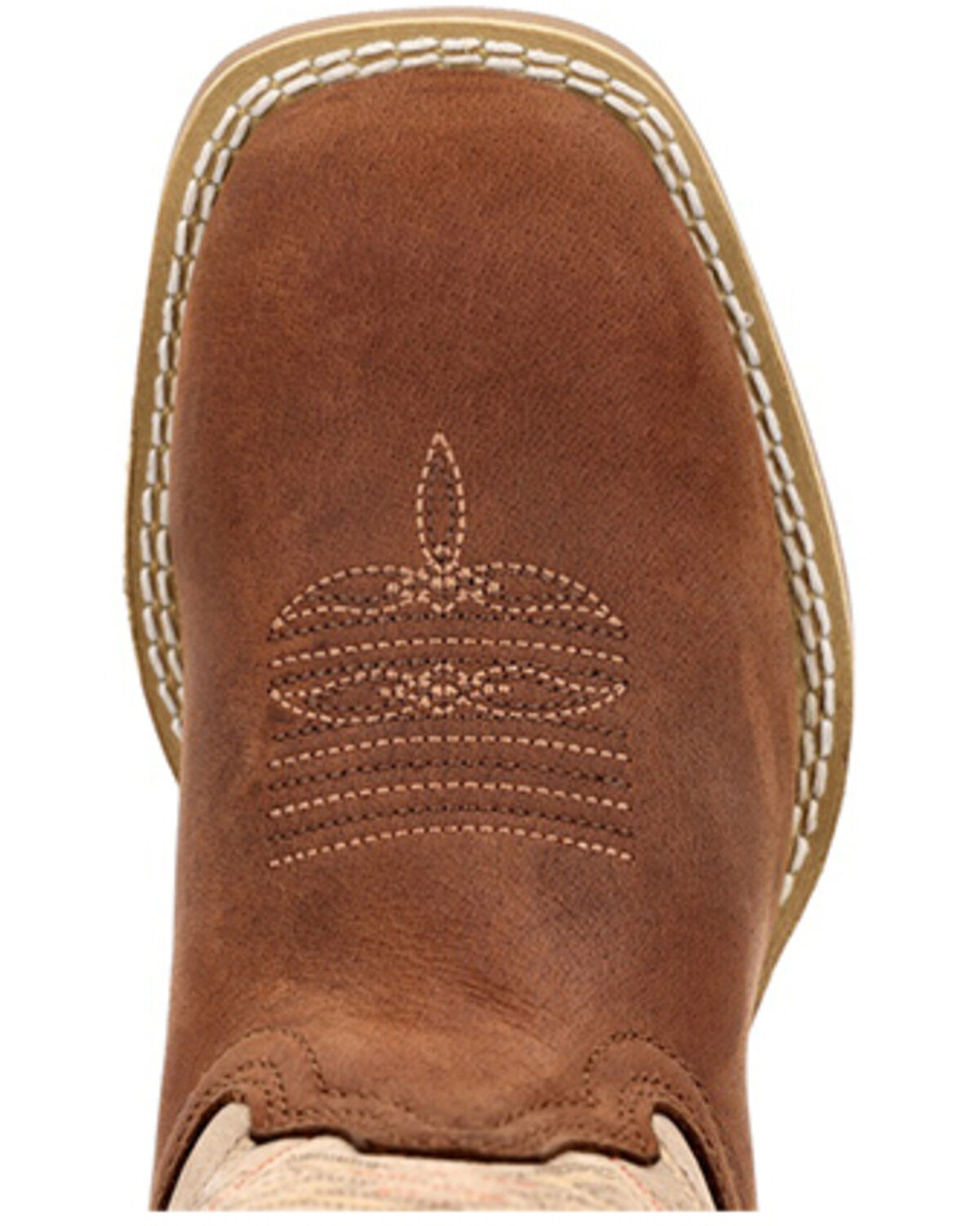 Image #6 - Durango Little Boys' Lil Rebel Pro Western Boots - Broad Square Toe, Coffee, hi-res