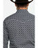 Rock 47 By Wrangler Men's Black Geo Print Long Sleeve Western Shirt , Black, hi-res