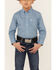 Image #3 - Wrangler Boys' Geo Print Long Sleeve Button-Down Western Shirt, , hi-res