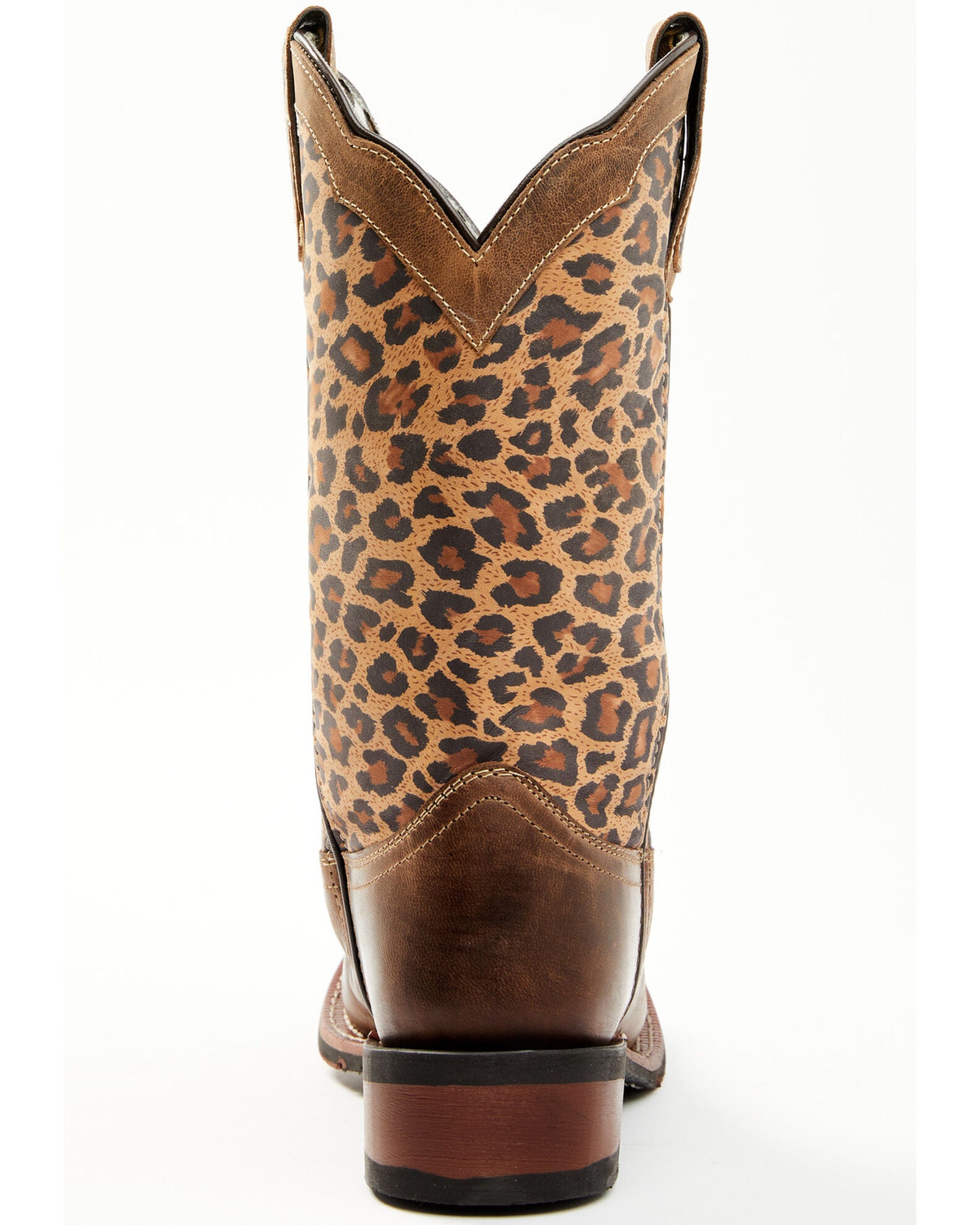 Laredo Women's Leopard Print Western Performance Boots - Broad Square ...