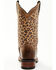 Image #5 - Laredo Women's Leopard Print Western Performance Boots - Broad Square Toe, Chocolate, hi-res