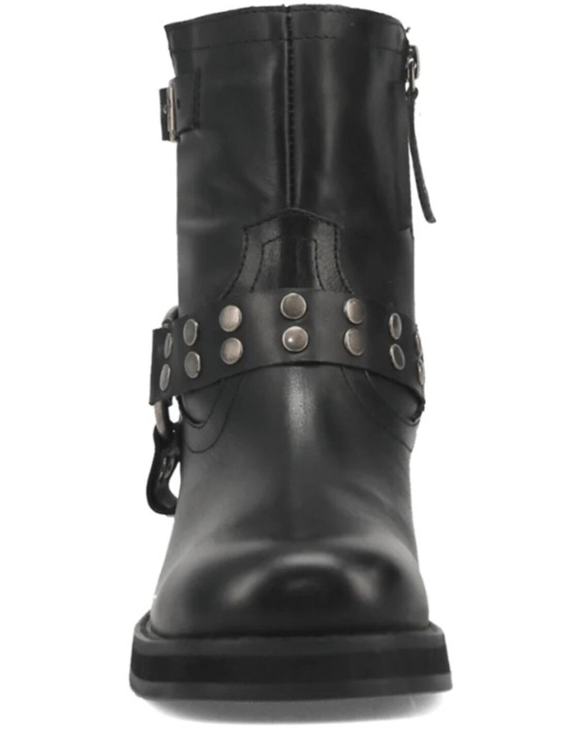 Image #4 - Dingo Women's Anarchy Harness Booties - Round Toe, Black, hi-res