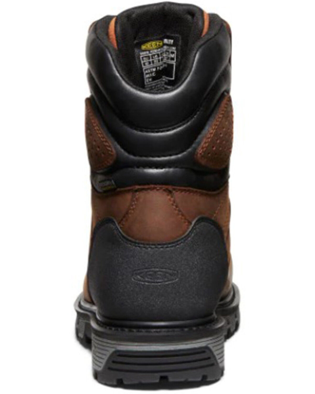 Image #4 - Keen Men's 8" Camden Insulated Waterproof Work Boots - Carbon Fiber Toe, Brown, hi-res