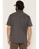 Image #4 - Strauss Men's E.S. Iconic Short Sleeve Button-Down Work Shirt, Grey, hi-res